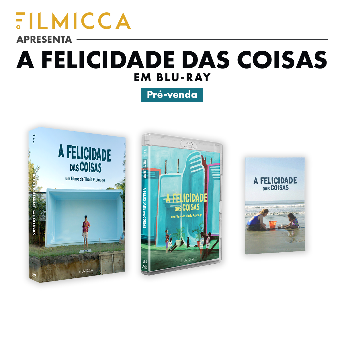 Pré-venda: A Felicidade das Coisas (Edição Especial em Blu-ray) + Autógrafo